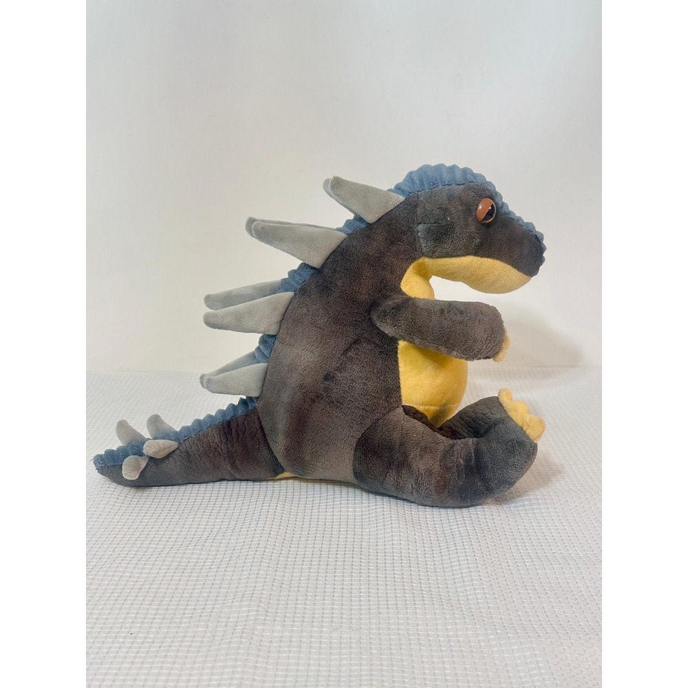 Ganz Colossal Dino Plush Toy Stuffed Animal Blue Gray‎ Yellow